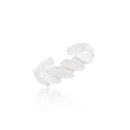 Party Irregular Leaves 925 Sterling Silver Adjustable Ring
