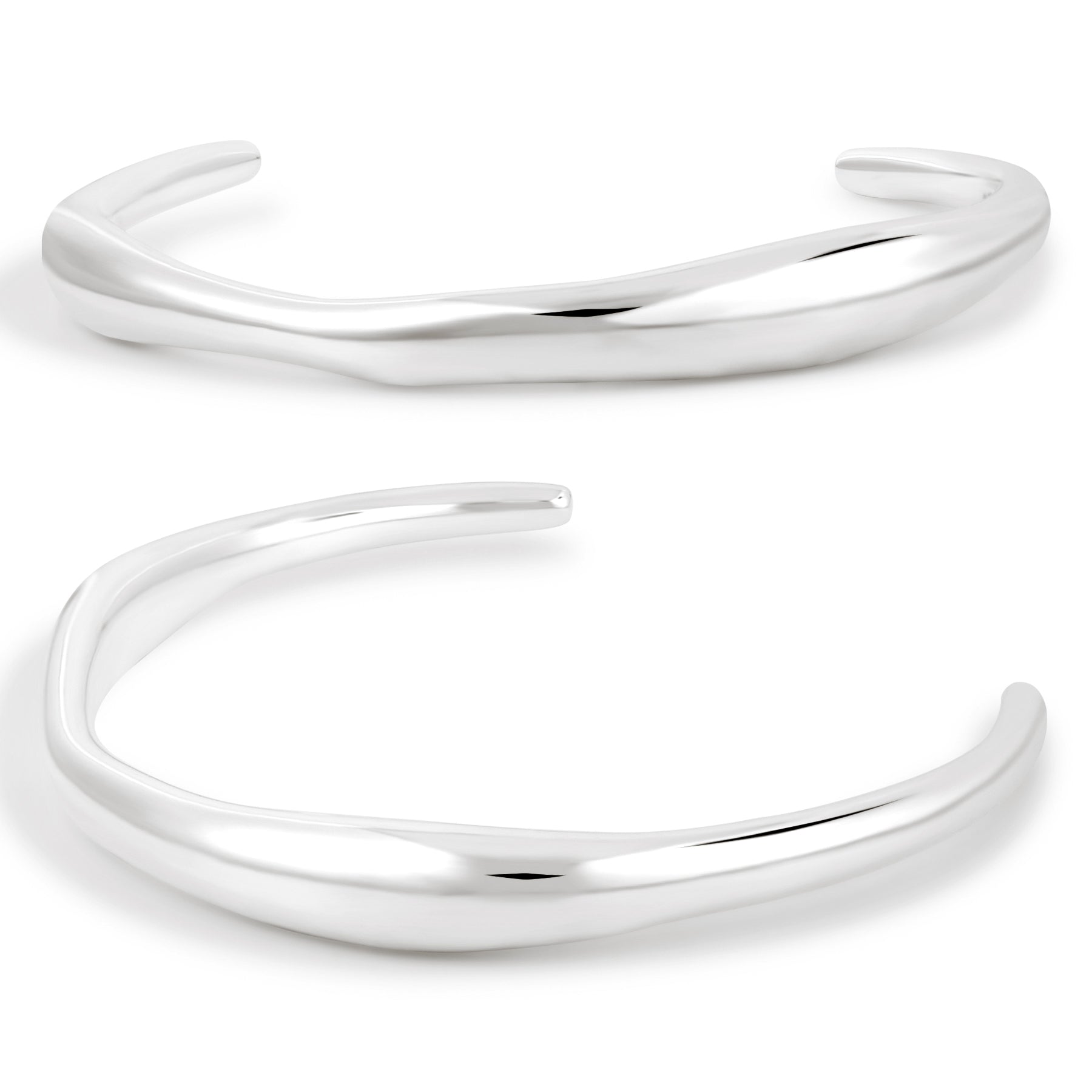 Fashion Irregular 999 Sterling Silver Torque Choker