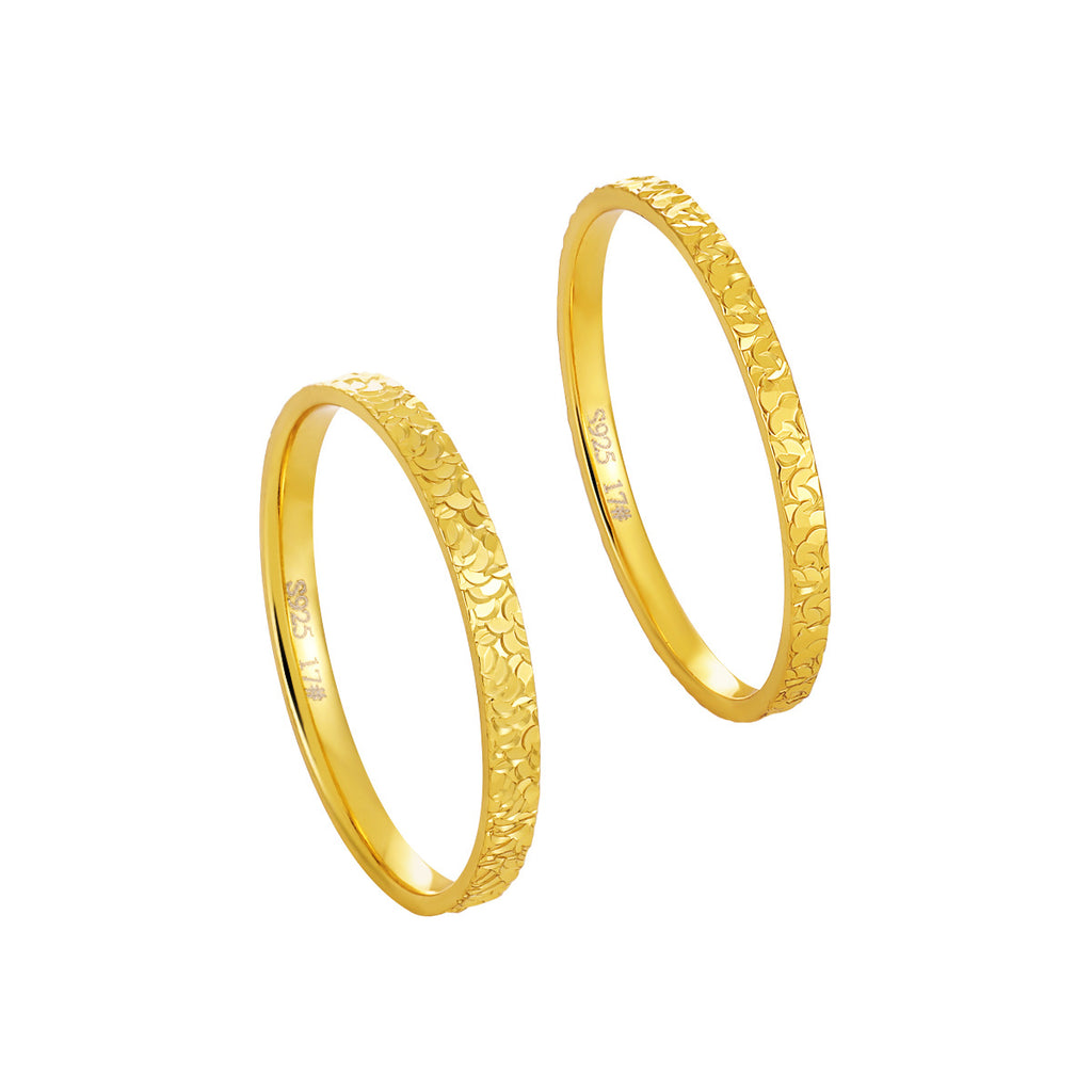 Simple Shining 925 Sterling Silver Adjustable Stacker Ring